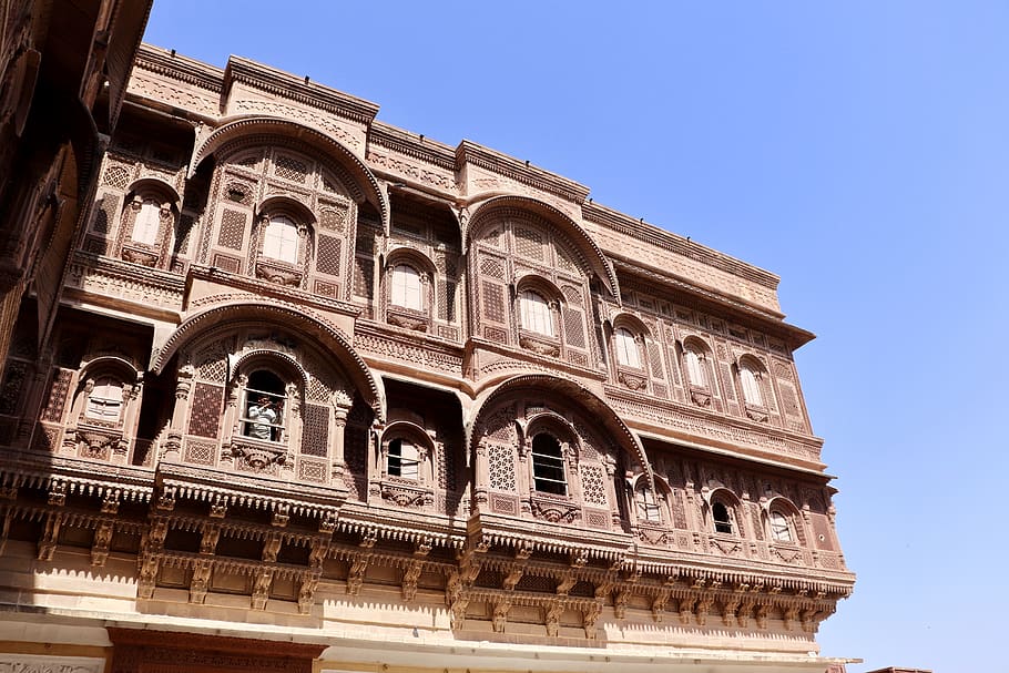 Wallpaper India, Jodhpur, the mausoleum of Jaswant Thada, the former  capital of Marwar Raja, Rajasthan for mobile and desktop, section город,  resolution 1920x1080 - download