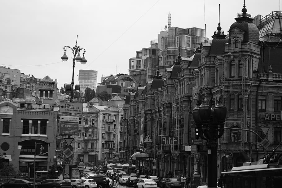 kyiv, bessarabka, lypki, khreshchatyk, capital, ukraine, touristic