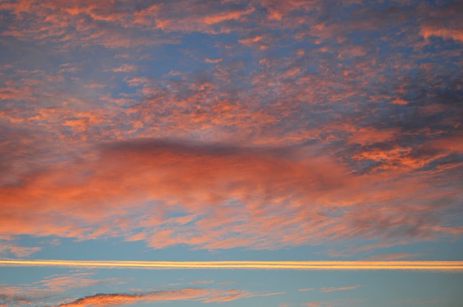 sky, clouds, nature, atmosphere, twilight, beautiful, the stage HD wallpaper