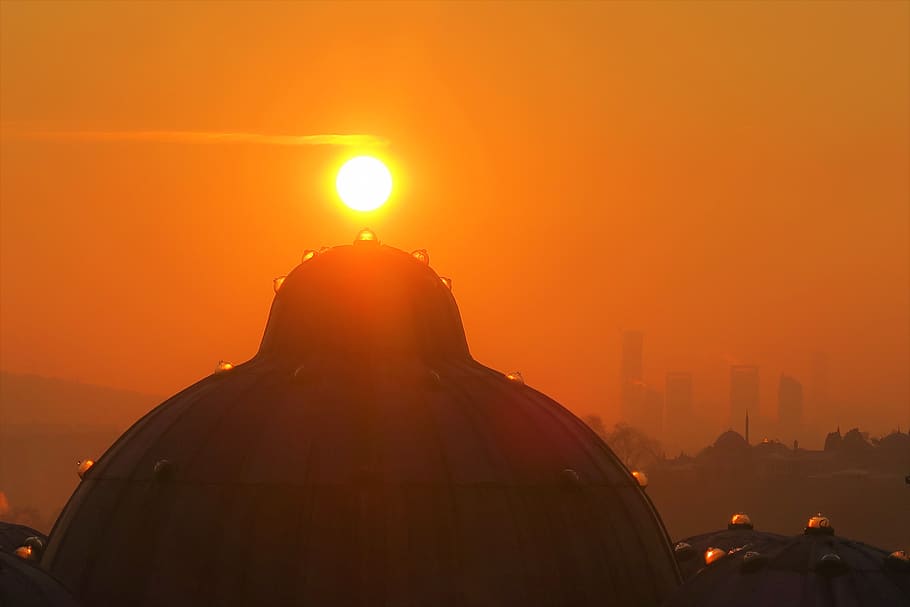 day nativity, dome, baths, on, city, istanbul, old, travel HD wallpaper