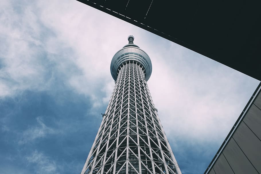 closeup photo of tower, building, architecture, japan, skyscraper, HD wallpaper