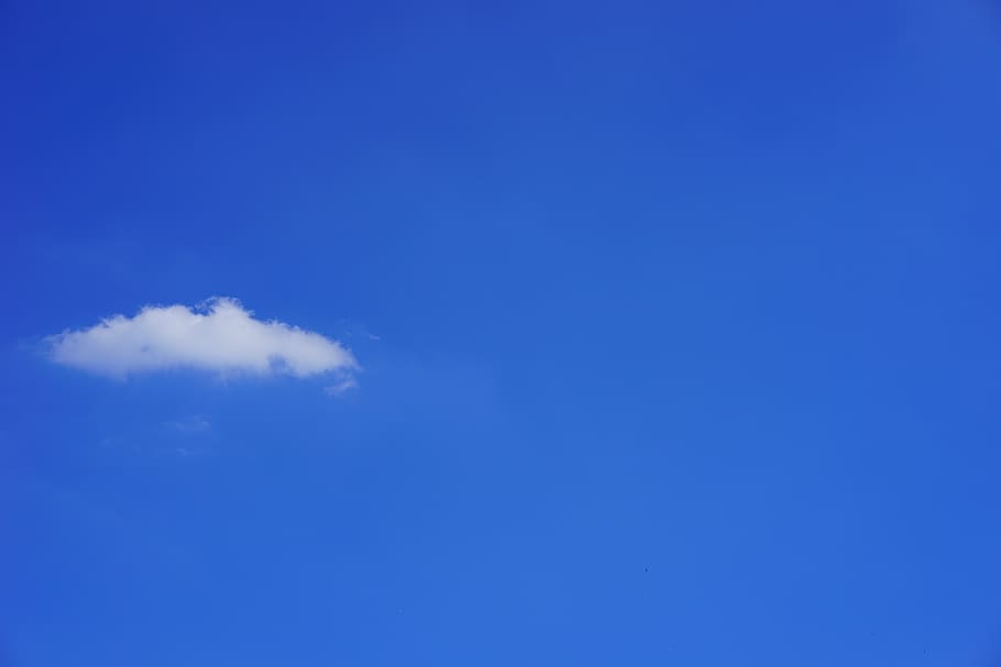 single cloud, clouds, cumulus, cumulus clouds, summer day, sky HD wallpaper