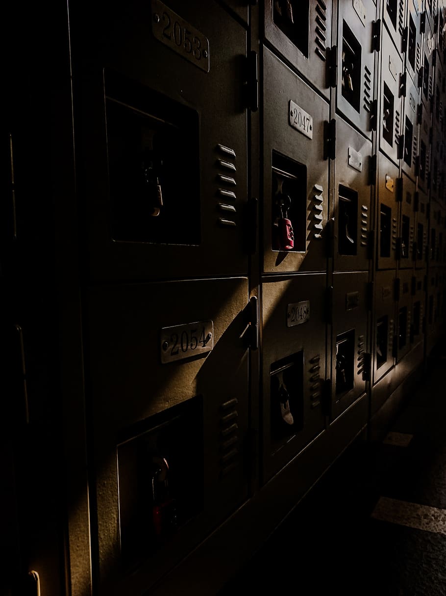 gray metal locker, train, transportation, vehicle, town, urban HD wallpaper
