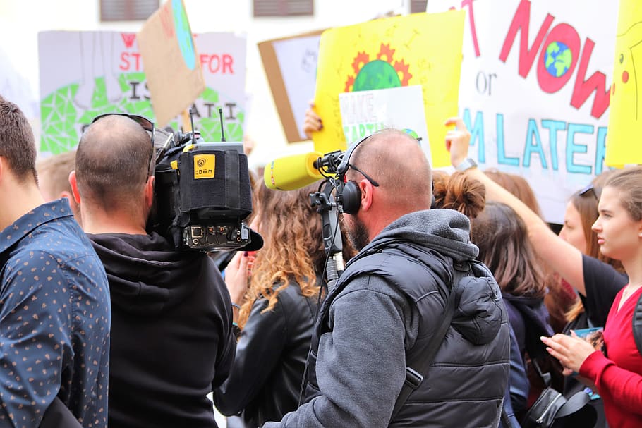 school strike 4 climate, demonstrations, zagreb, interview with demonstrators, HD wallpaper