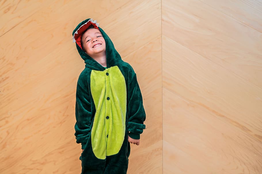 Child Dinosaur Outift Photo, Fashion, Portraits, Fun, Children