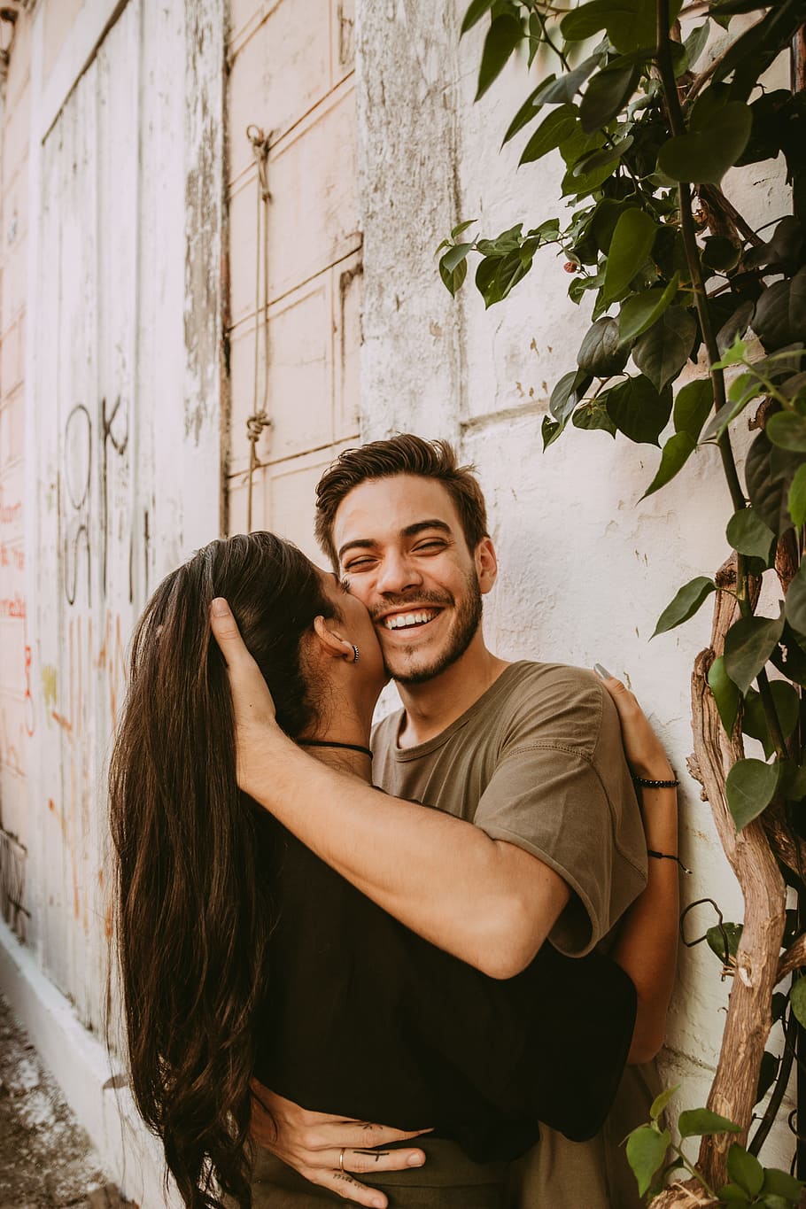 smiling, emotion, two people, positive emotion, real people HD wallpaper