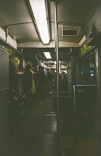 people in train, human, person, vehicle, transportation, lighting HD wallpaper