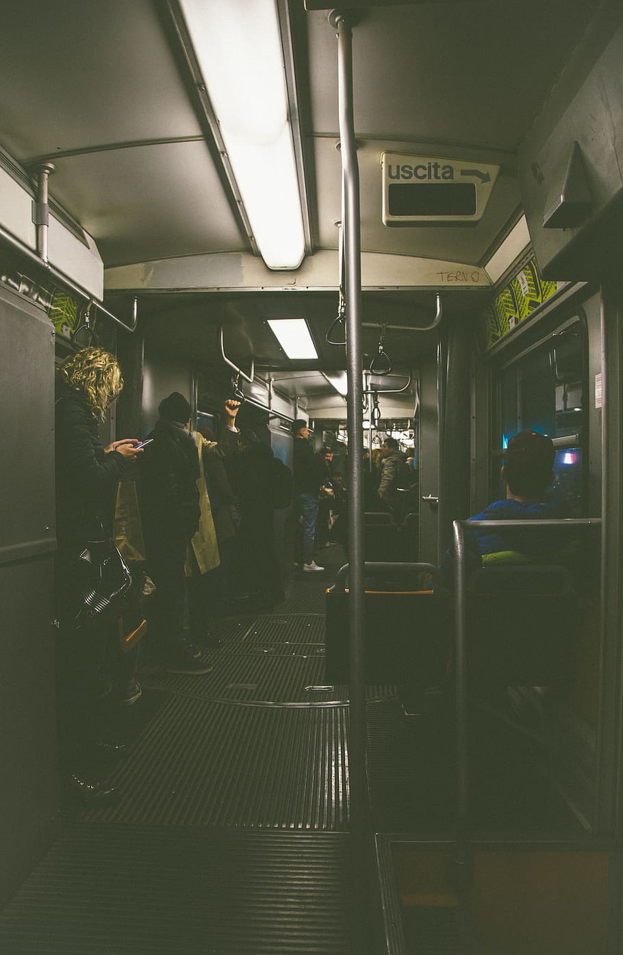 people in train, human, person, vehicle, transportation, lighting HD wallpaper