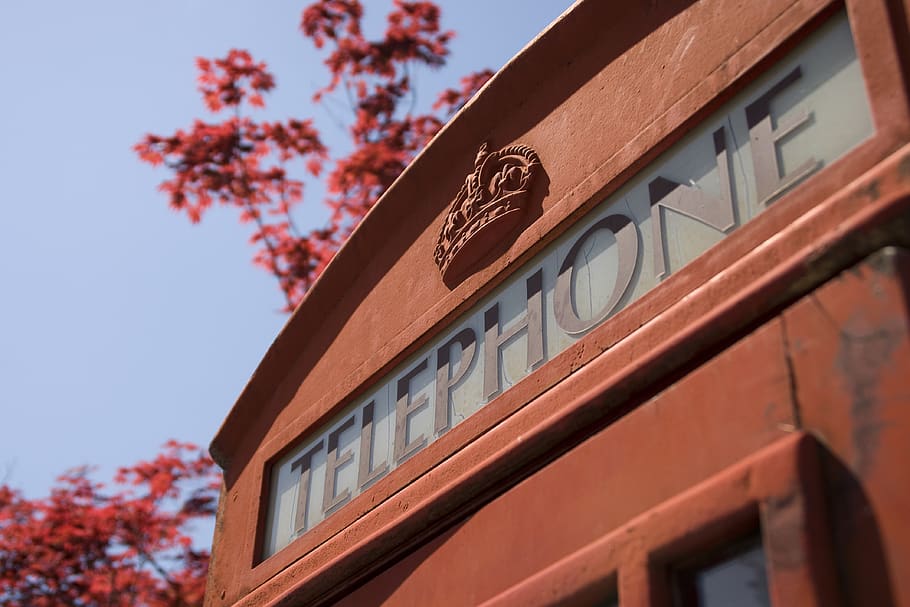 telephone booth, building exterior, architecture, low angle view HD wallpaper