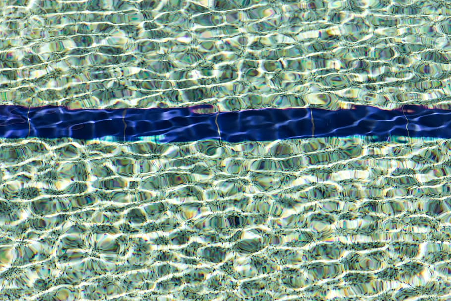 blue textile, full frame, swimming pool, water, pattern, backgrounds HD wallpaper