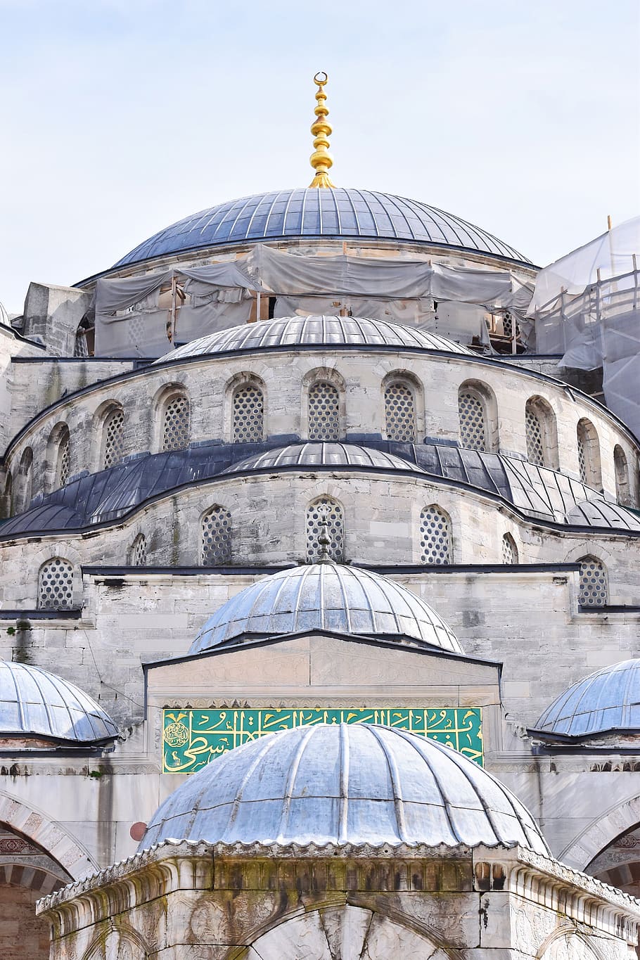 The Blue Mosque at Turkey, built structure, architecture, building exterior HD wallpaper