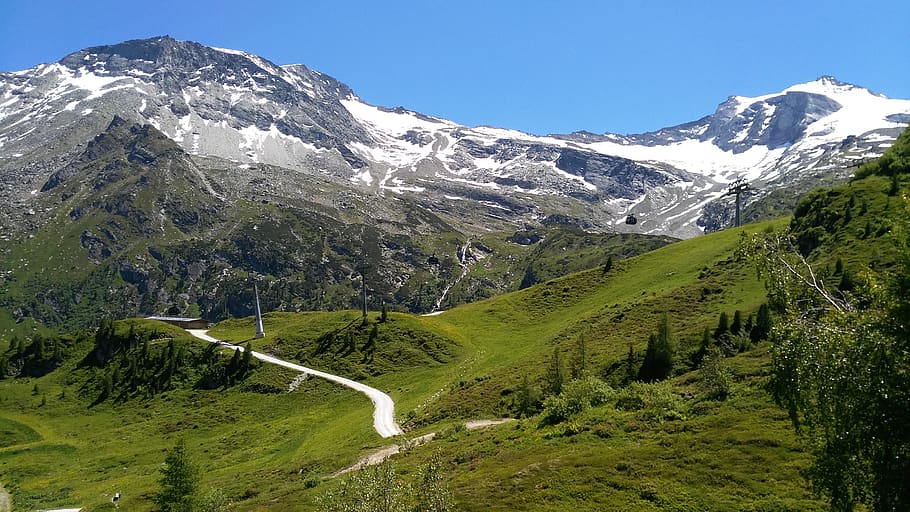 alpine, austria, landscape, panorama, vacations, mountains HD wallpaper