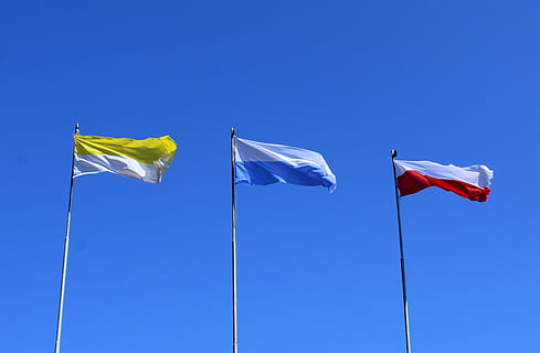 flags, slapping, dom, the independence of the, wind, patriotism HD wallpaper