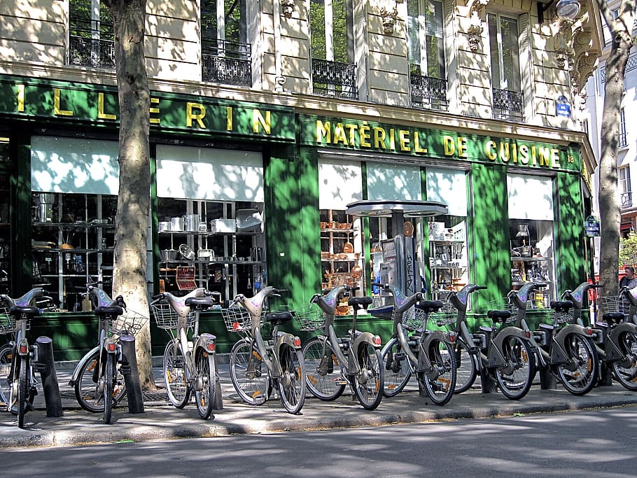 france, paris, transportation, bicycle, architecture, city HD wallpaper