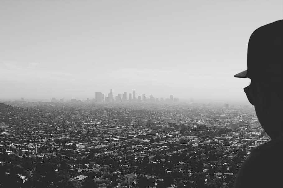 los angeles, united states, griffith observatory, downtown, HD wallpaper