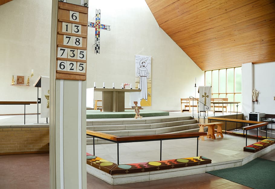 church altar, shelf, derby, hostel, building, housing, united kingdom HD wallpaper