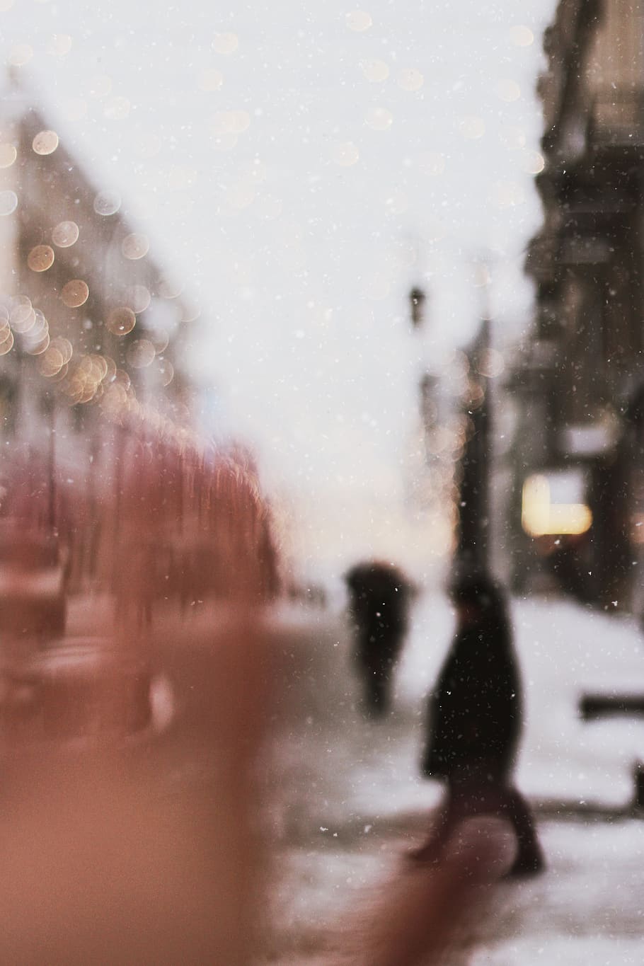 architecture, blur, blurred background, buildings, colors, environment HD wallpaper