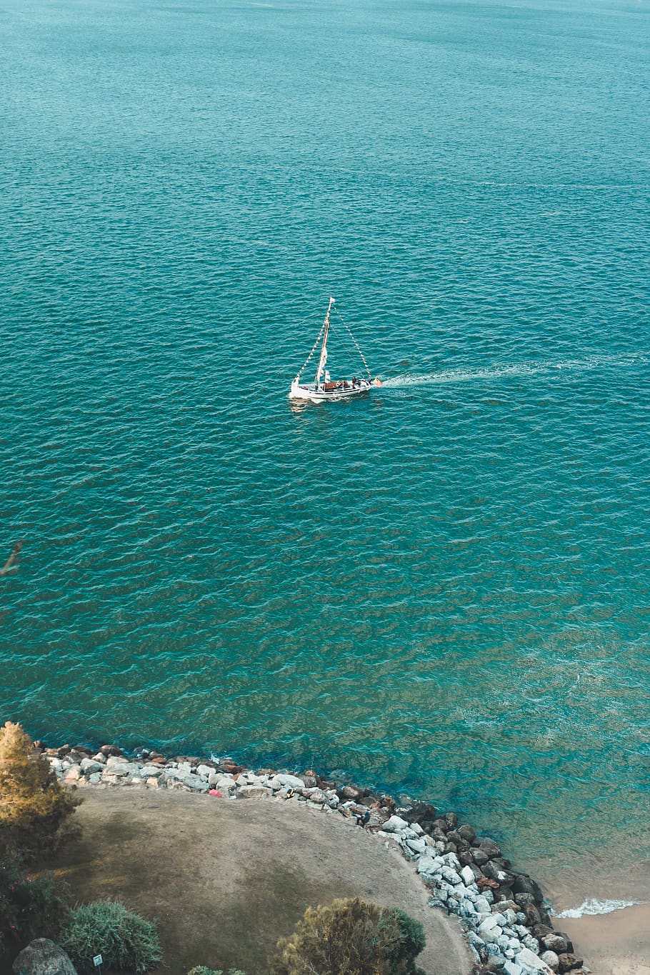 Sailboat on Body of Water, beach, daylight, landscape, leisure HD wallpaper