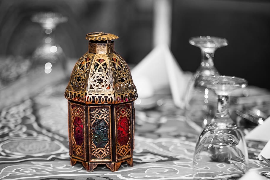 saudi arabia, riyadh, black/white, ramadan, lantern, coloring, HD wallpaper