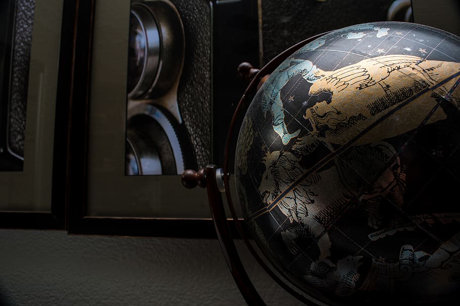 globe, dust, flash, globe - man made object, indoors, close-up HD wallpaper