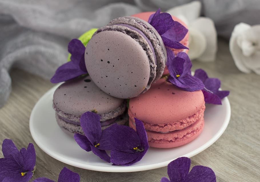 macaroons, macro, cookies, dessert, macarons, sweets, confectionery HD wallpaper