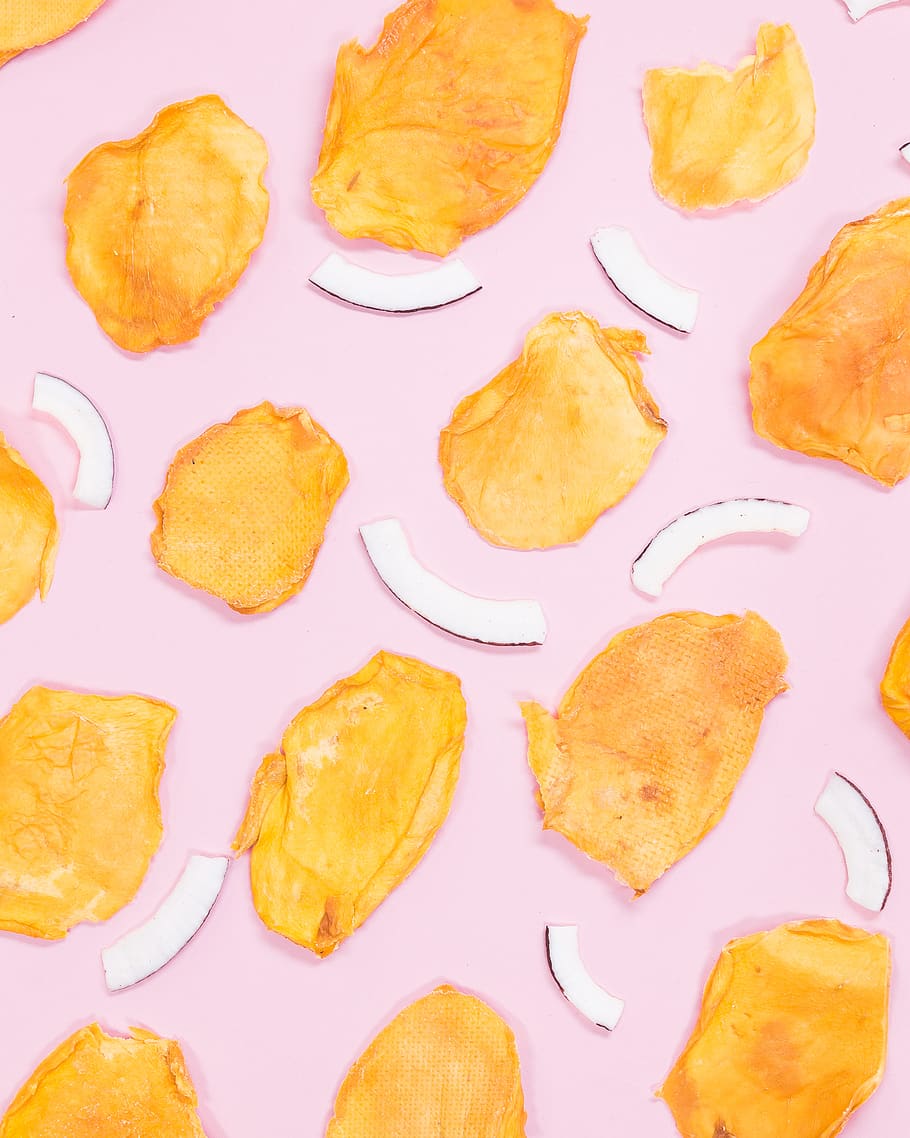 yellow and pink wallpaper, food and drink, indoors, freshness HD wallpaper