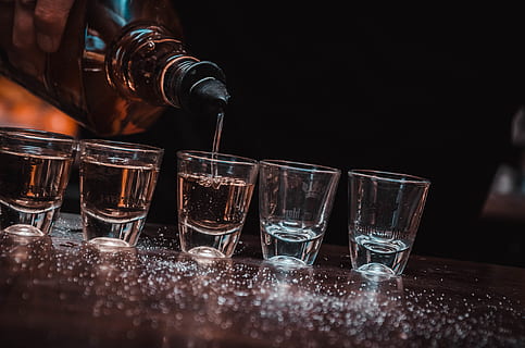 alcohol shots wallpaper
