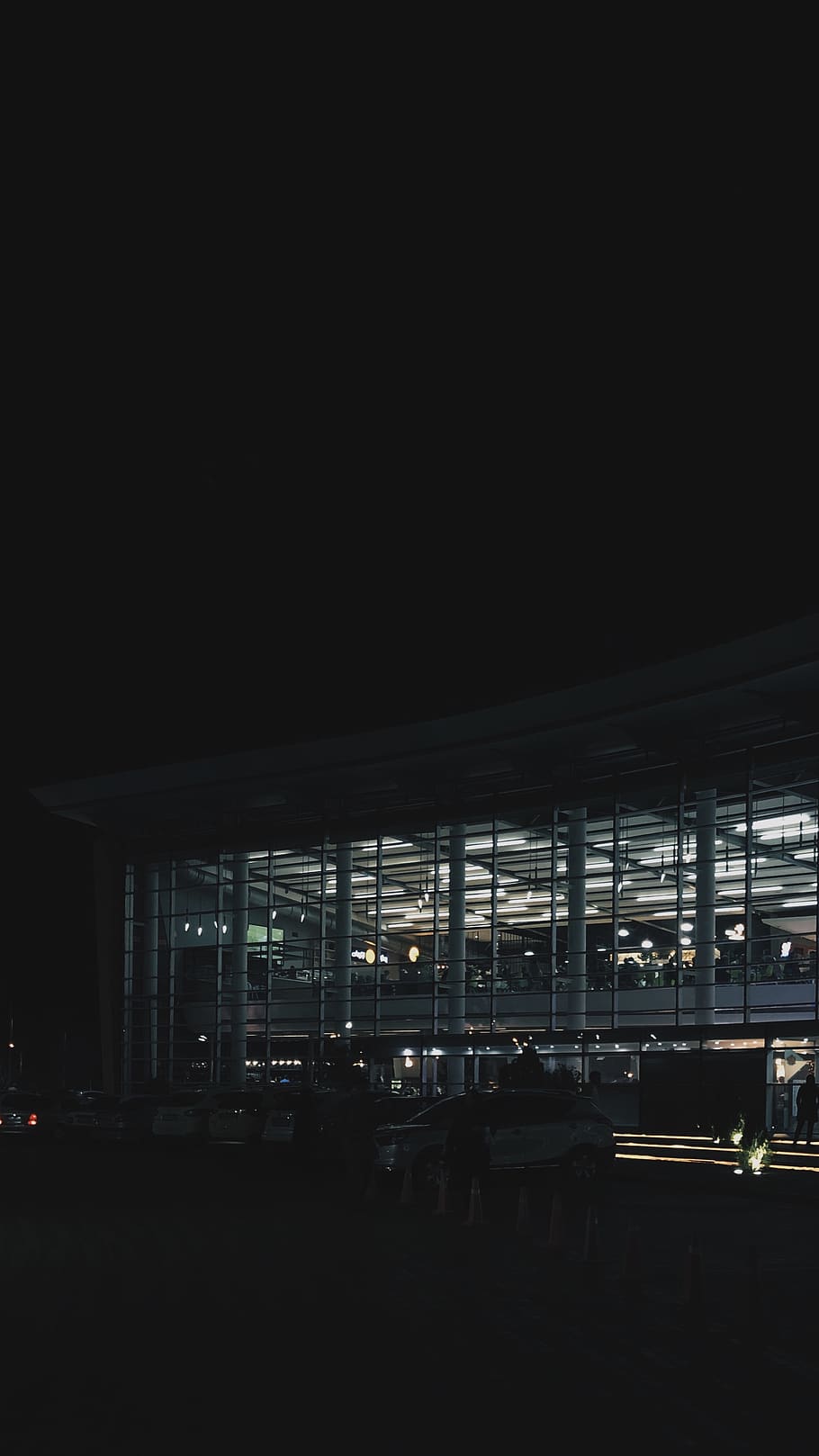 night, architecture, illuminated, built structure, copy space HD wallpaper