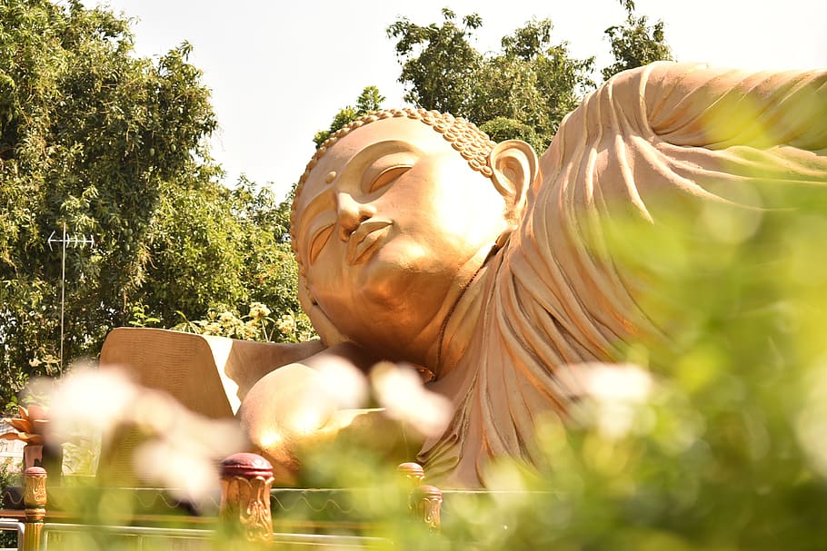 java, religion, temple, statue, mojokerto, patung, buddhist HD wallpaper