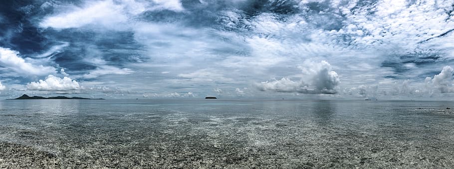 water, sea, beauty in nature, scenics - nature, sky, cloud - sky HD wallpaper
