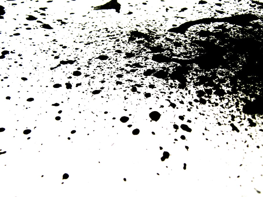 splatter, splattered, paint, spray, background, white, blob HD wallpaper