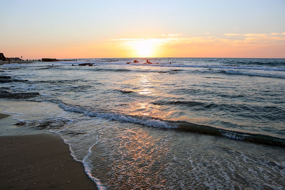 sea, beach, summer, water, ocean, sand, sky, vacation, coast HD wallpaper