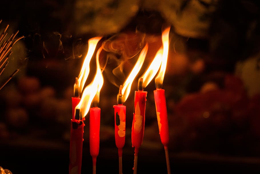flame, heat, burned, hot, welcome, candle, candlelight, inflammatory HD wallpaper