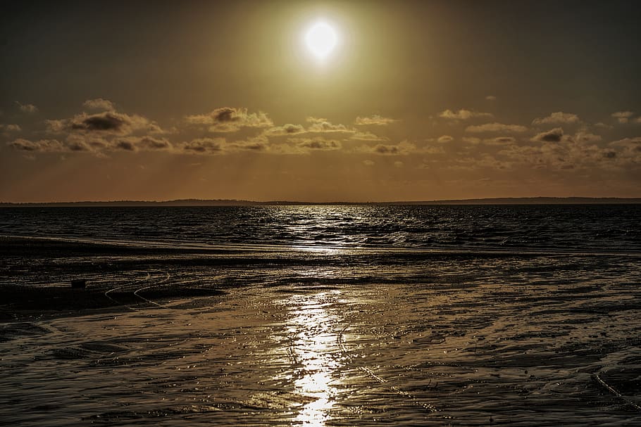 fraser, island, clouds, ocean, sky, water, sea, scenics - nature HD wallpaper