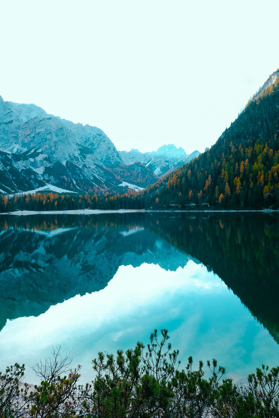 Landscape Photography of Mountain and Body of Water, beautiful HD wallpaper