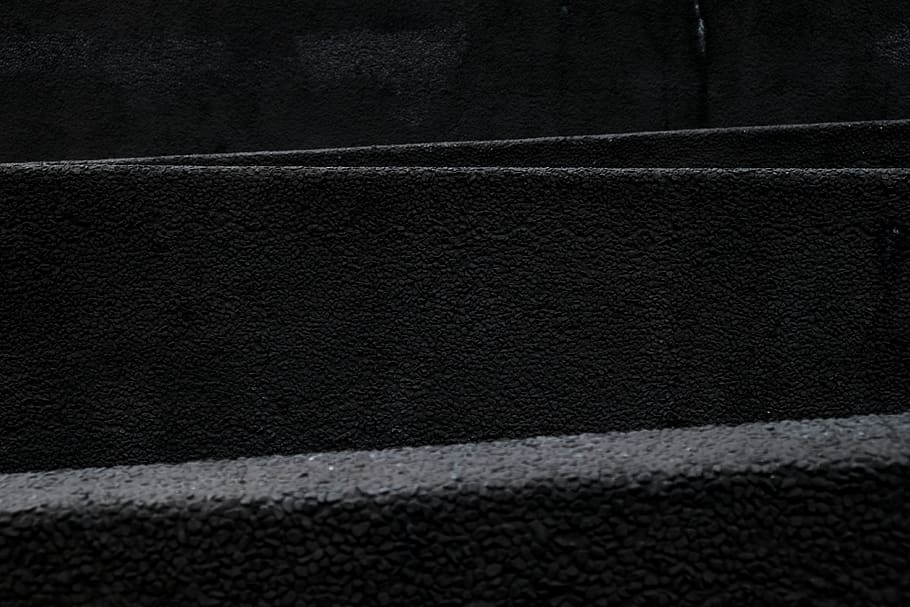 Closeup of Stone Steps, black, color, dark, design, layer, minimalism HD wallpaper