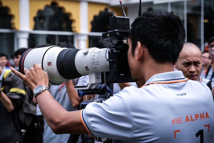 person using camera, human, electronics, photographer, photography HD wallpaper