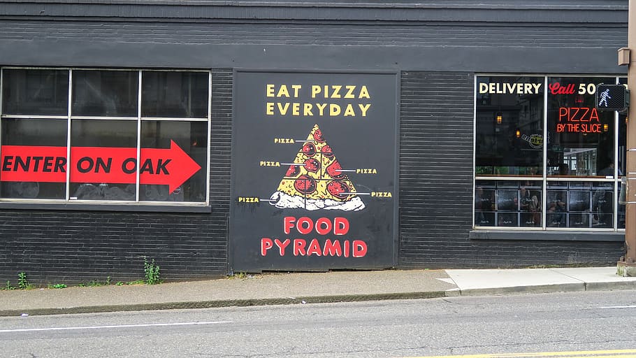 portland, united states, unsplash, popular, new, pizza, murals, HD wallpaper