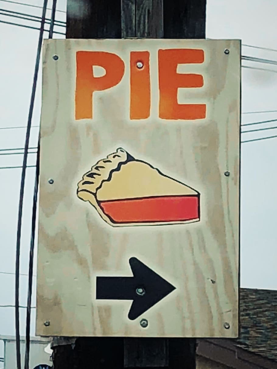 sign, pie, communication, guidance, road, representation, no people HD wallpaper