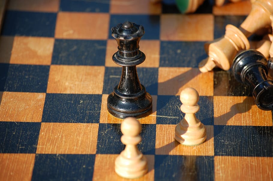 lost, chess, chess pieces, leisure games, board game, strategy HD wallpaper