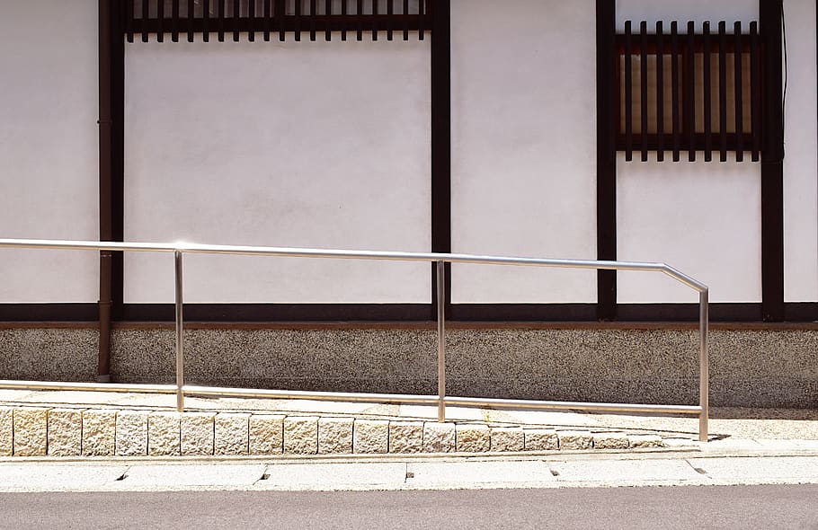 metal railings, architecture, built structure, no people, day HD wallpaper