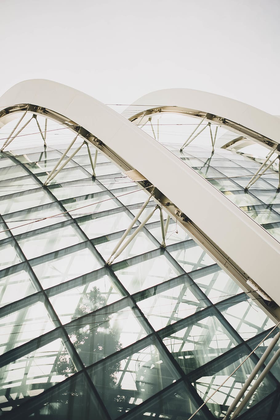 architecture, built structure, low angle view, glass - material HD wallpaper