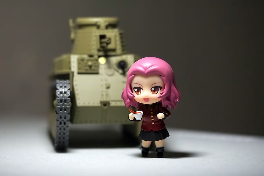 tank, girls, and, panzer, japanese, anime, cartoon, series HD wallpaper