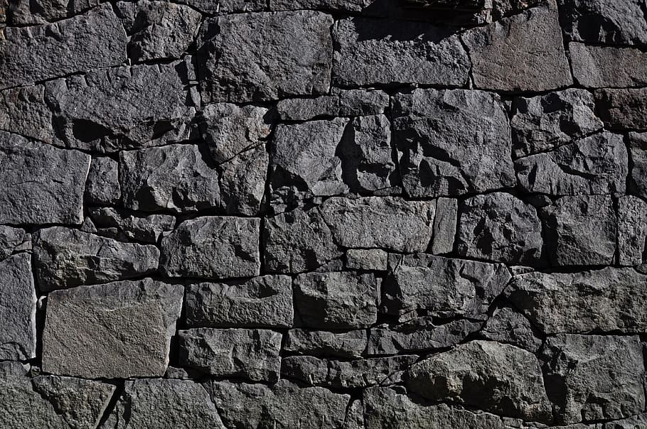 stones, wall, textured, full frame, stone wall, backgrounds HD wallpaper