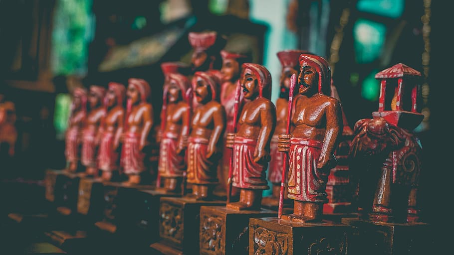 chess, game, ancient, vintage, art and craft, human representation HD wallpaper