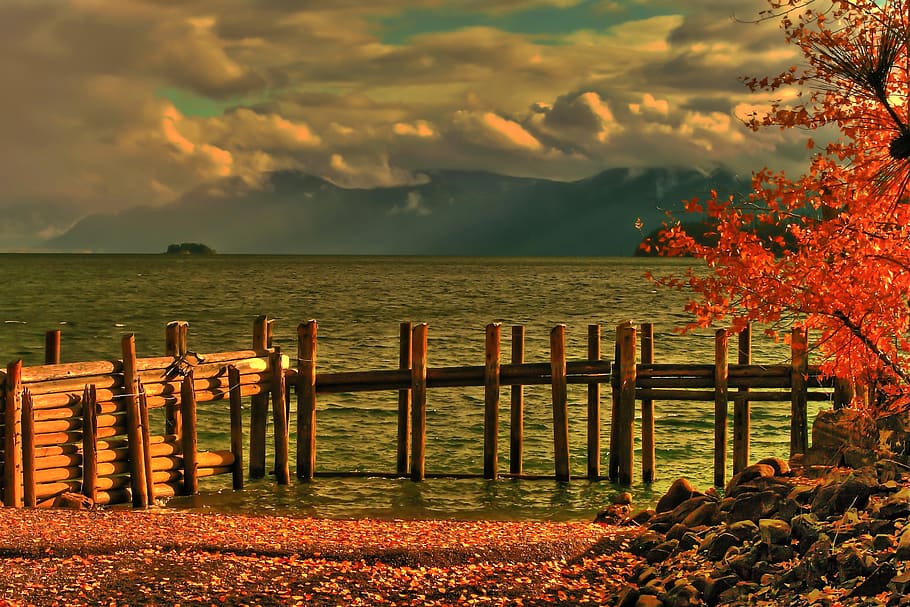 united states, sandpoint, cloud - sky, water, beauty in nature HD wallpaper