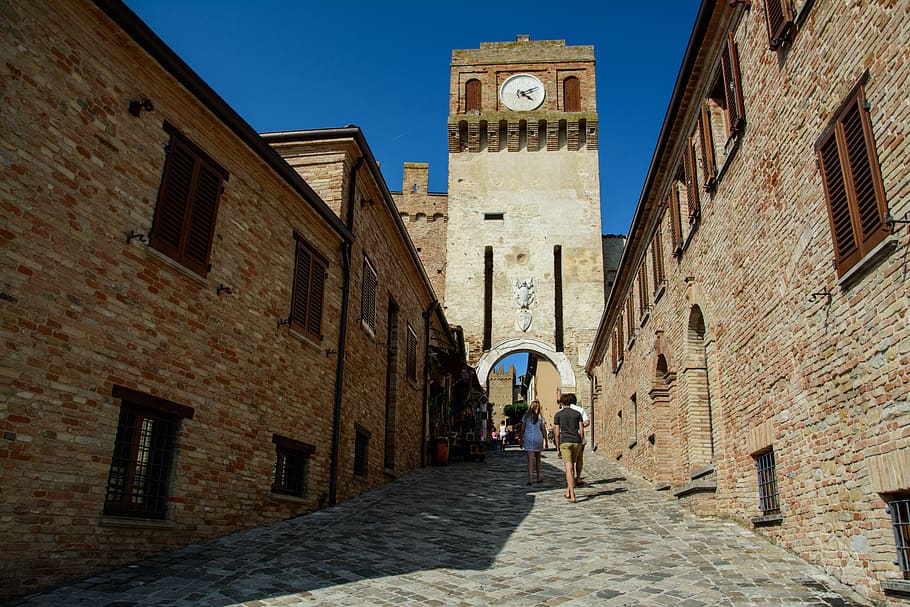 gradara, city, medieval, architecture, building exterior, built structure HD wallpaper