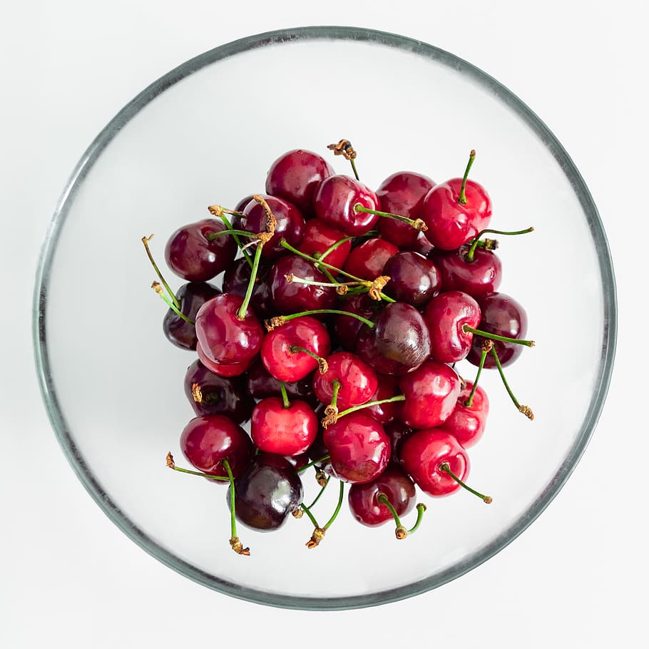 red cherry fruit lot, food and drink, healthy eating, wellbeing HD wallpaper