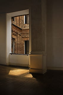 open window, brazil, apartment, building, pillar, pinacoteca do estado de são paulo HD wallpaper