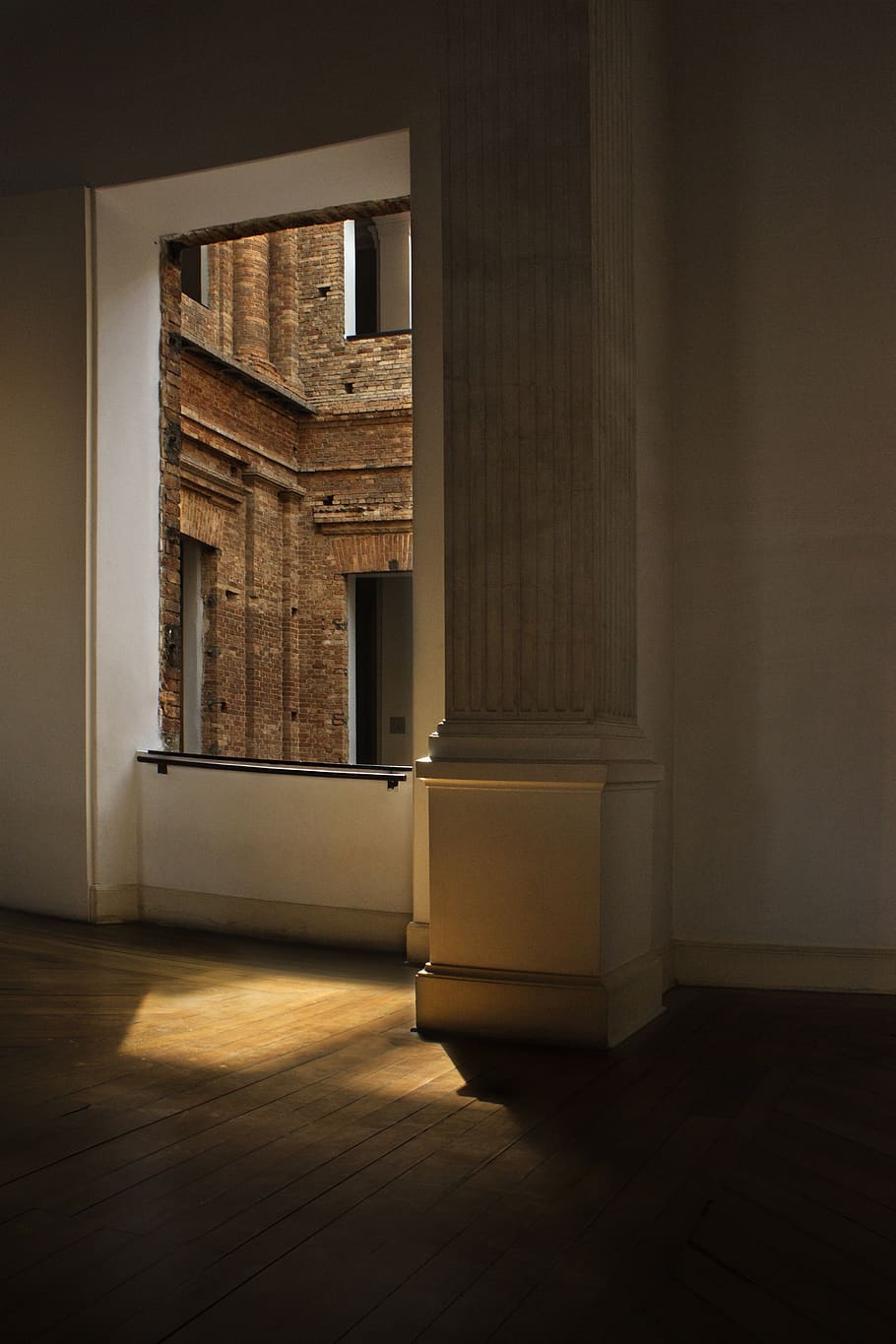 open window, brazil, apartment, building, pillar, pinacoteca do estado de são paulo HD wallpaper